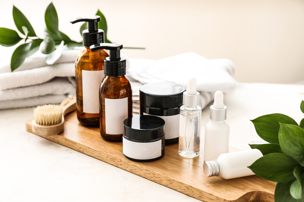 CBD beauty and skincare products hydration