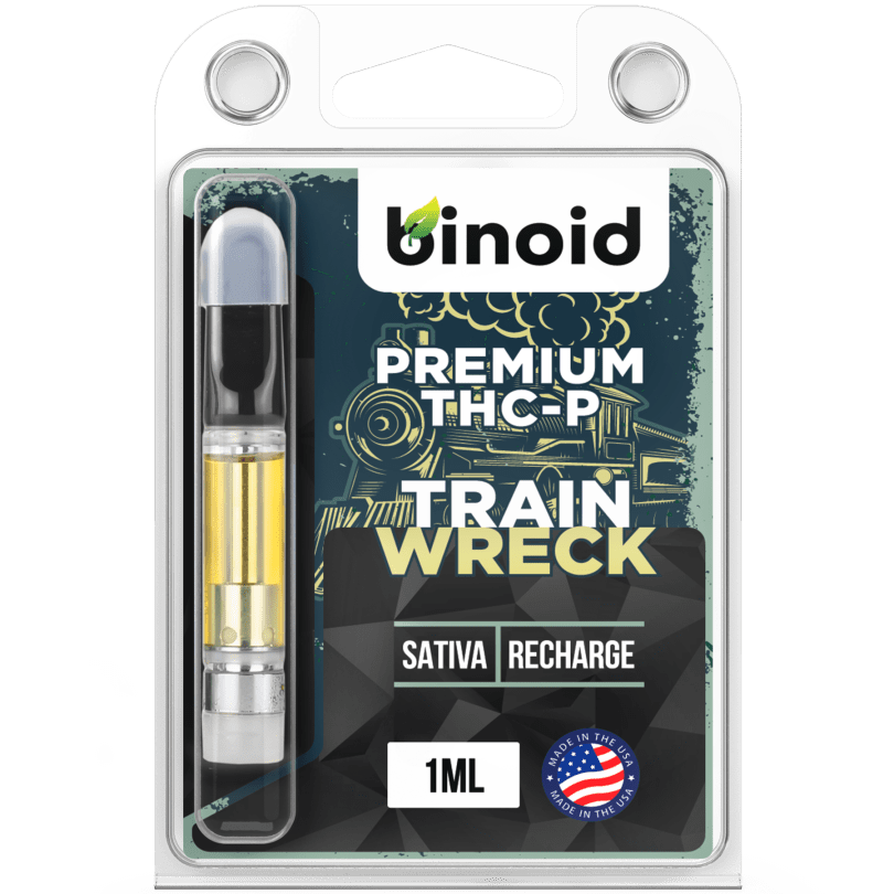 Trainwreck THC-P vape cartridges - Sativa