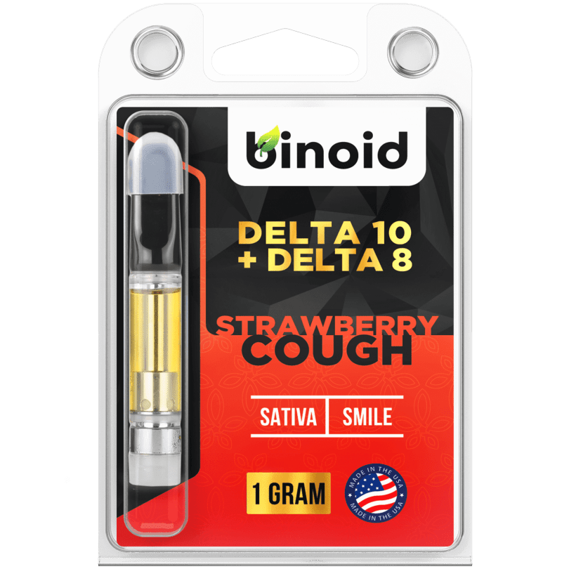 Delta 10 THC Vape Cartridge - Strawberry Cough - Sativa