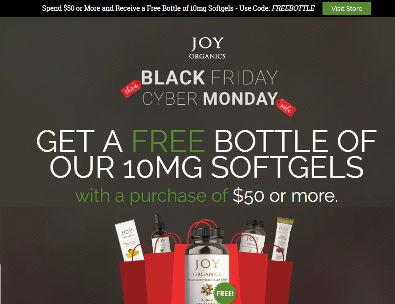 CBD Softgels deals: Free bottle of CBD Softgels