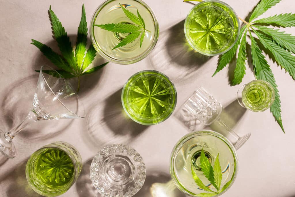 Cannabis beverages are also edibles